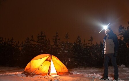 How To Stake Down A Tent Securely In Deep Snow?